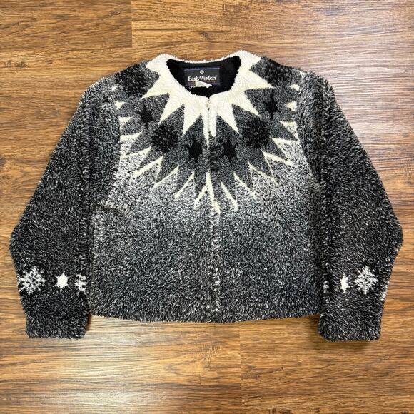 Vintage Early Winters Fleece Lined Winter Jacket white/black Small Women’s - Picture 1 of 9